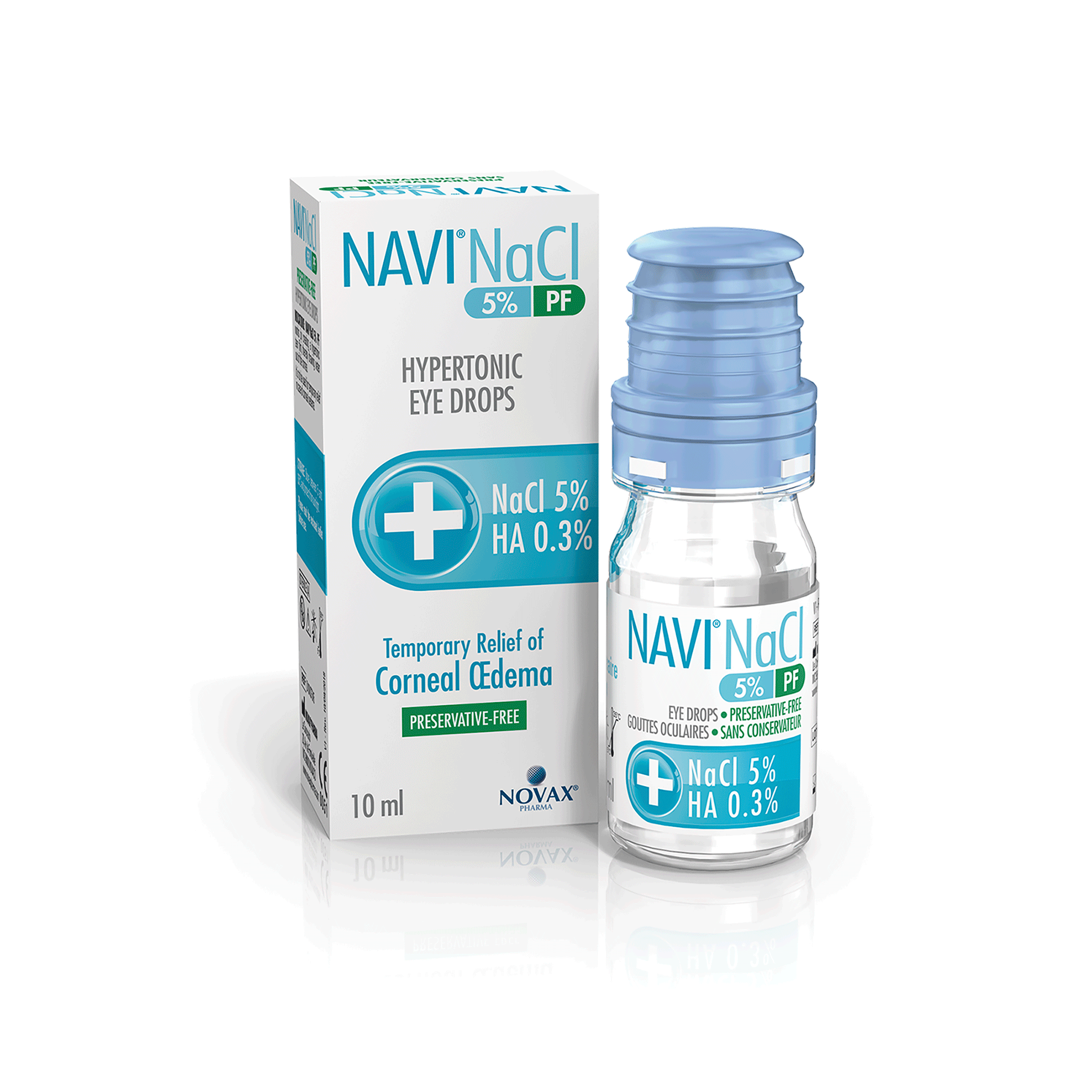 Novax Navi Nacl 5% PF Eye Drops